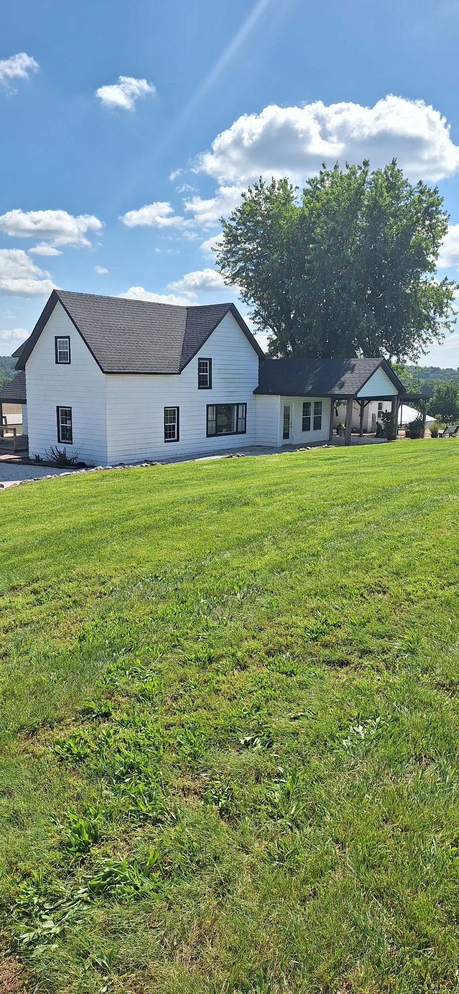 Outdoor ceremony area at Buffalo Prairie Venue